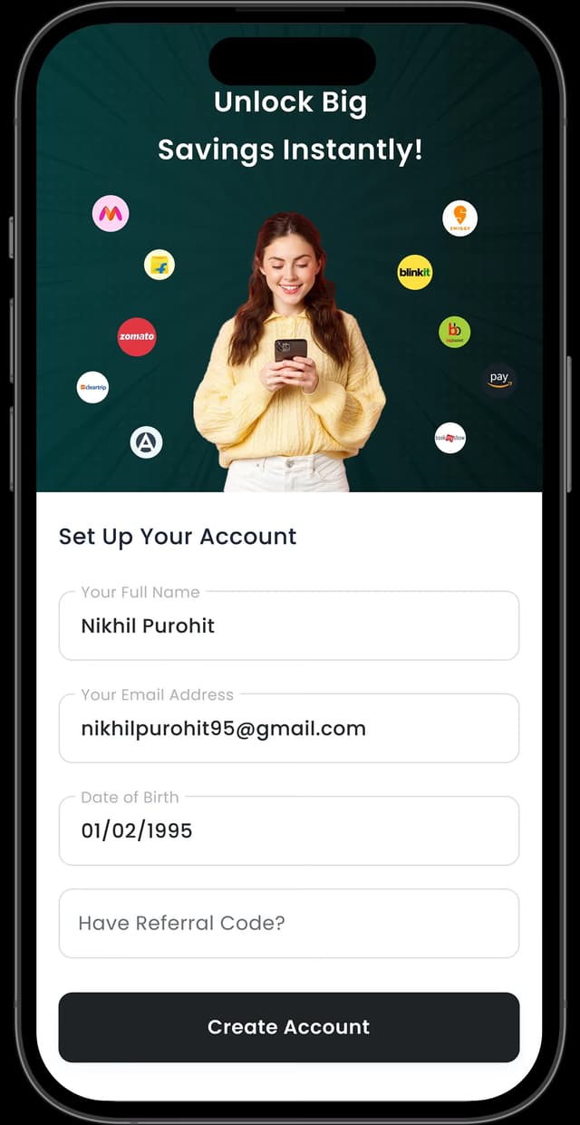 ⁠Sign Up & Start Saving