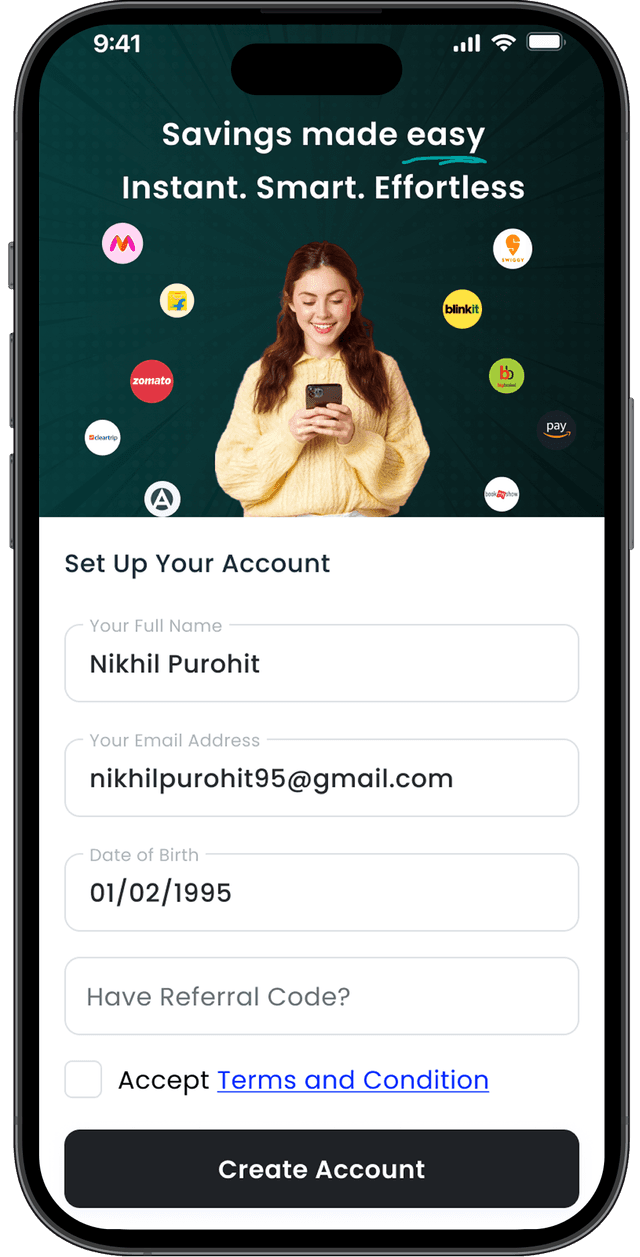 ⁠Sign Up & Start Saving